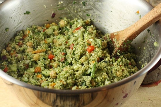 Image of Pesto Quinoa Salad, Macheesmo