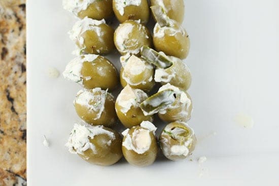 Image of Stuffed Olives Three Ways, Macheesmo