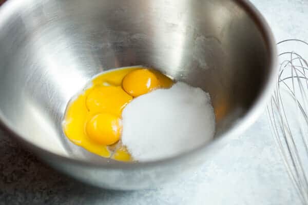 Egg yolks for eggnog.