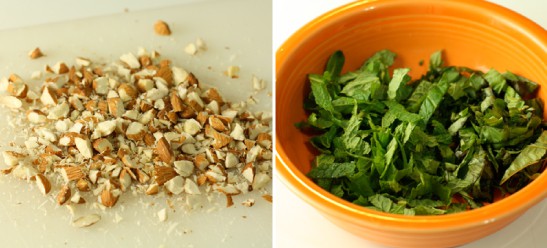 Fun additions: More almonds, mint, parsley.