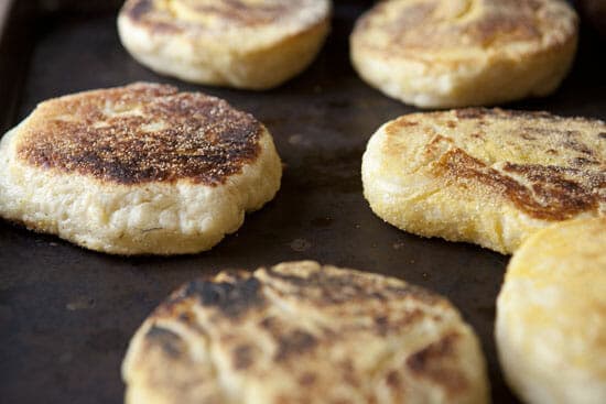 Rustic and delicious Homemade English Muffins from Macheesmo