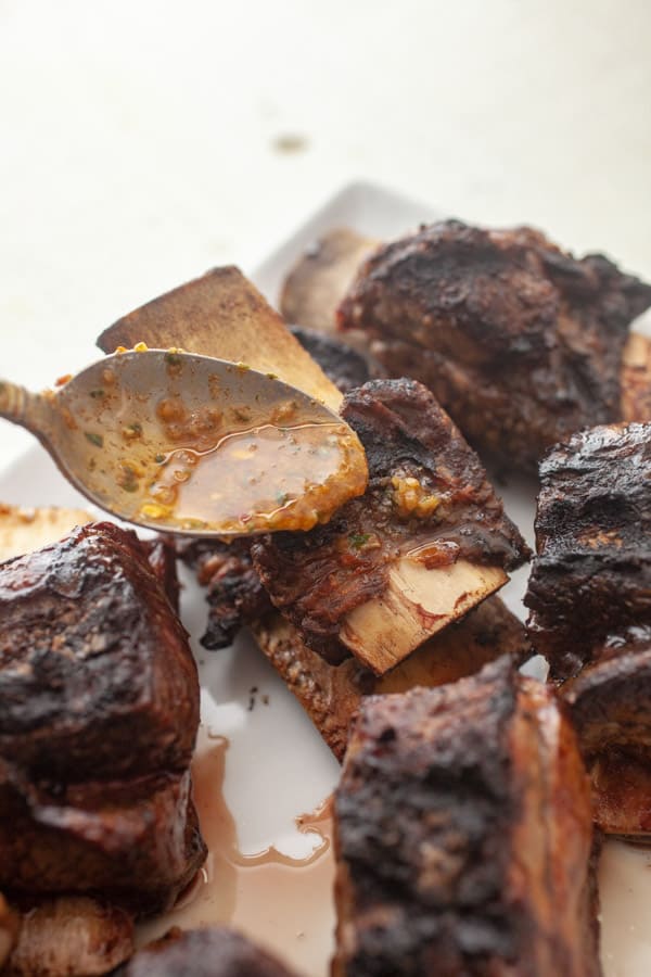 Spooning sauce - Grilled Short Ribs