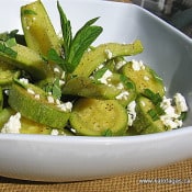 Kalofagas: Zucchini Salad with Feta and Mint