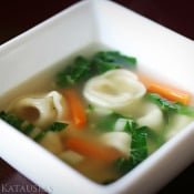 Imperrfections: Tortellini Soup with Garlic and Rosemary