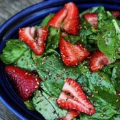 Savory Sweet Life: Strawberry and Spinach Salad