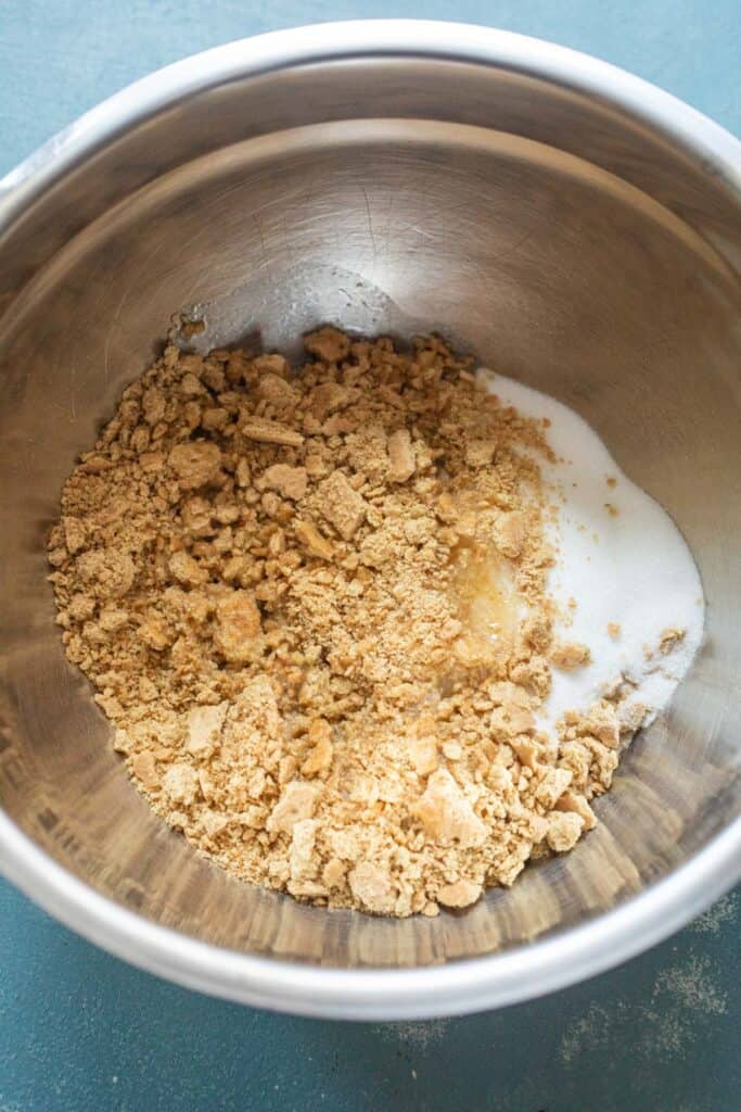 Crushed Crumbs for crust.