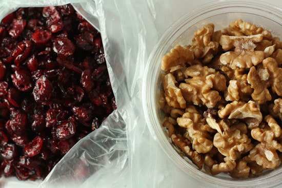 Cranberries and walnuts were made for each other.