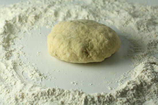 Homemade pasta dough