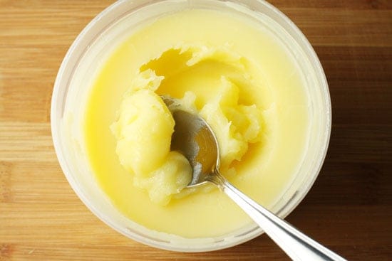 hardened butter