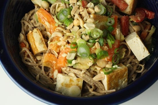 Soba Noodles with Peanut Sauce Image
