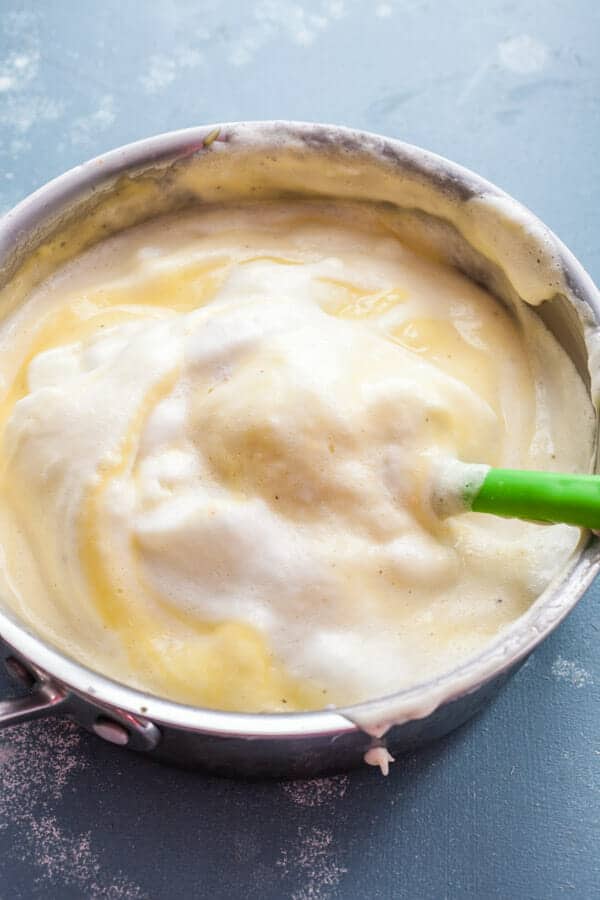 Basic Parmesan Cheese Souffle ready to bake