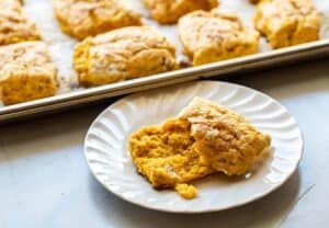 Pumpkin Biscuits with Pecans