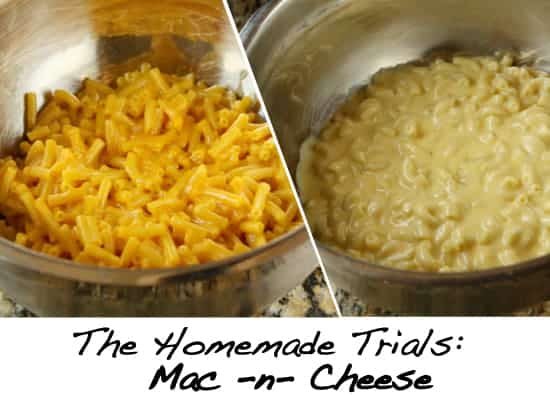 Boxed vs. Homemade Mac and Cheese