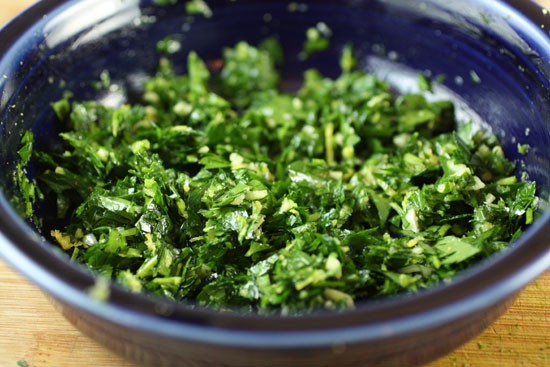 parsley topping