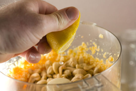 lemon for Cashew Dip