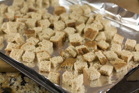 toasted for Cinnamon Crunch Croutons