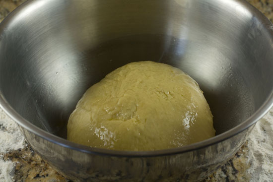 before the rise - Portuguese Sweet Bread