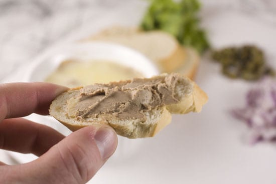 pate on toast - Chicken Liver Pate