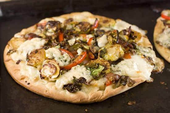cooked Brussel Sprout Flatbread