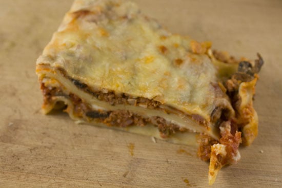 How to Freeze lasanga - chopping up lasagna