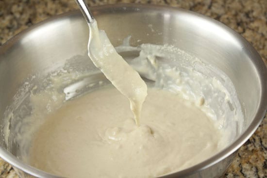 batter for Date and Honey Pancakes