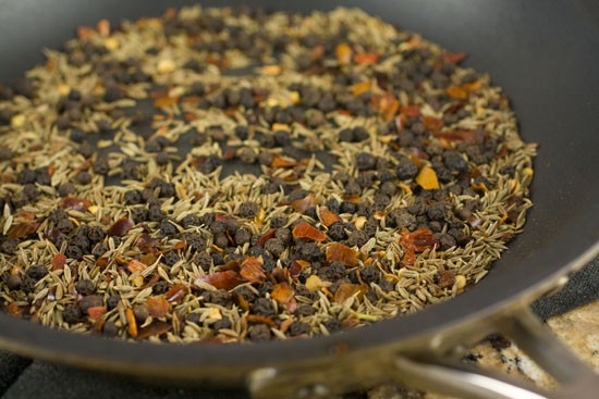 toasted spices for Homemade Taco Seasoning