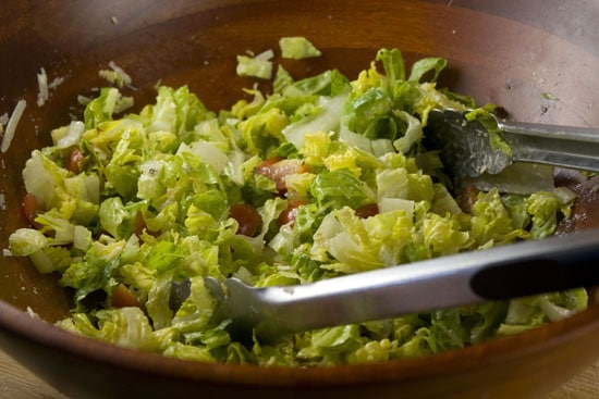 tossed Grilled Scallop Caesar Salad
