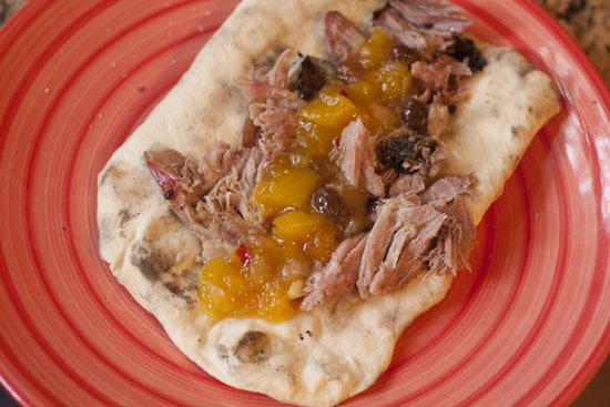 Pulled Pork Flatbreads from Macheesmo