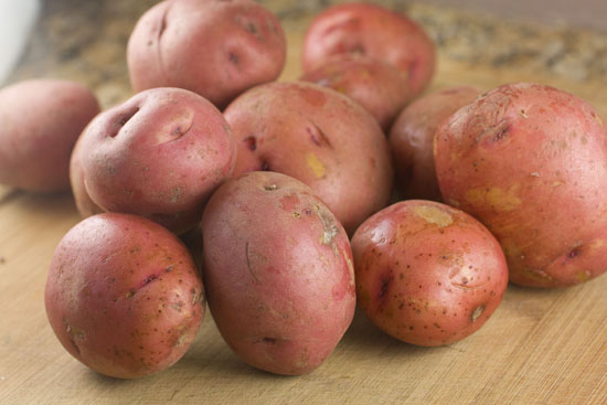potatoes for Chimichurri Potato Salad