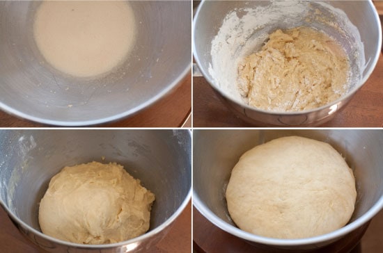 Date Cinnamon Rolls - the dough