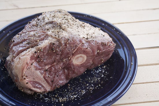 salted - Grilled Leg of Lamb