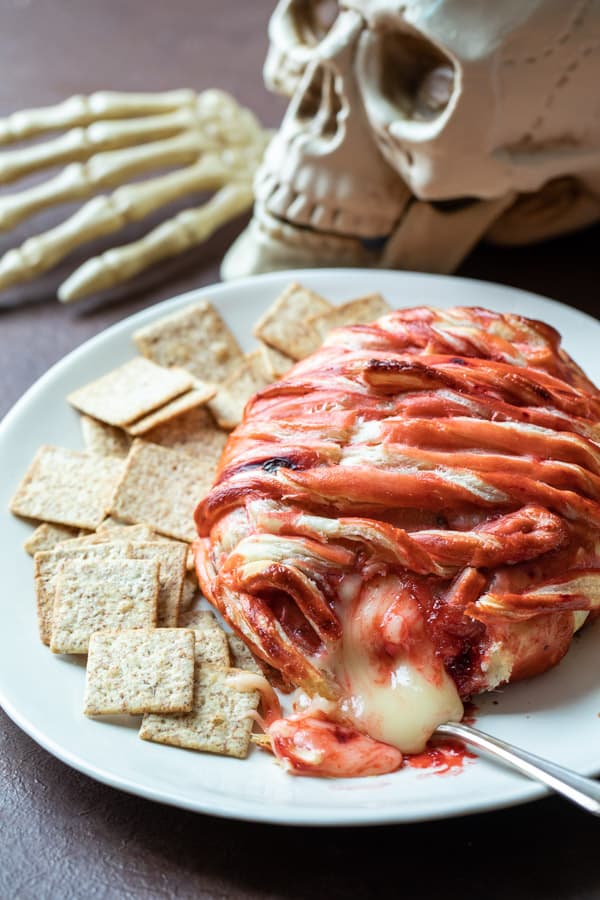 Baked Brie Brains Appetizer