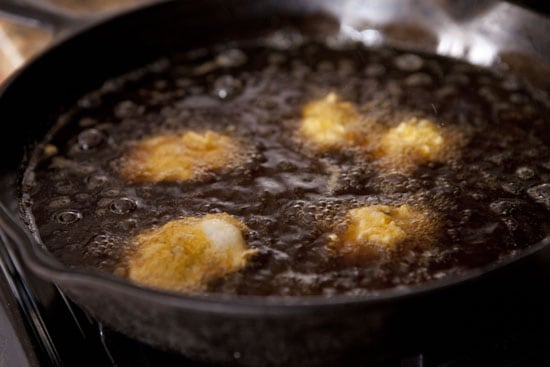 frying - Fried Oysters