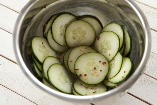 pickles for Dashi Ramen