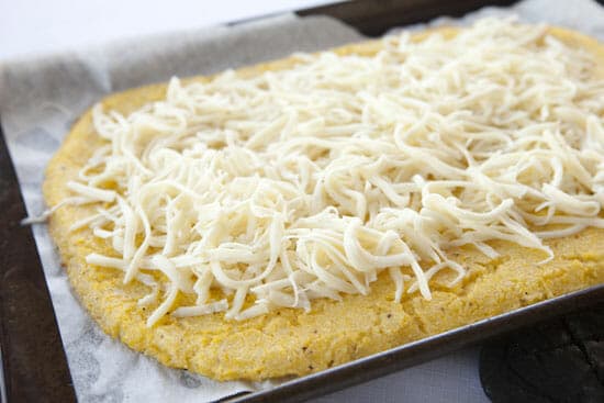 polenta pizza cheese