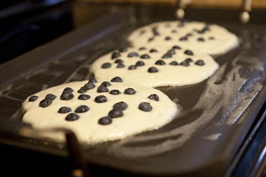 Buttermilk Blueberry Pancakes ~ Macheesmo