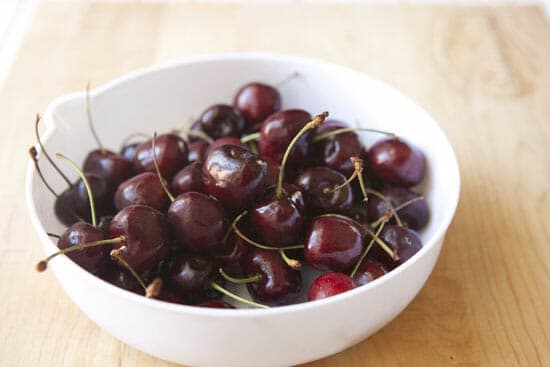 Slightly over-ripe cherries are perfect for Cherry BBQ sauce
