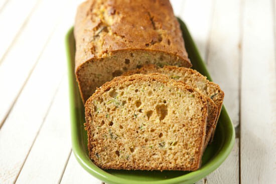 Up close! Browned Butter Zucchini Bread from Macheesmo