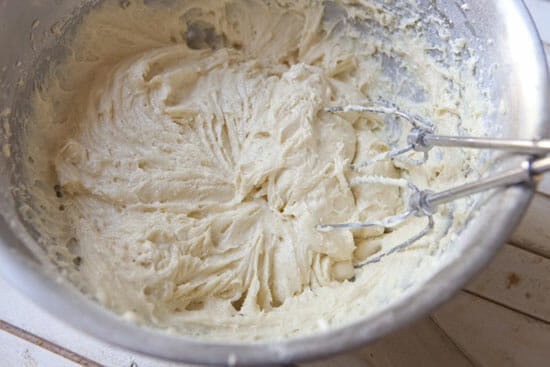 A few steps later - Pistachio Coffee Cake batter