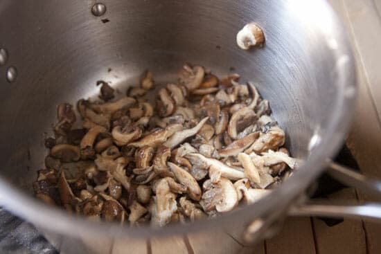 Sear those 'shrooms - Mushroom Chicken Soup
