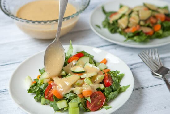 Perfect consistency - Hummus Salad Dressing