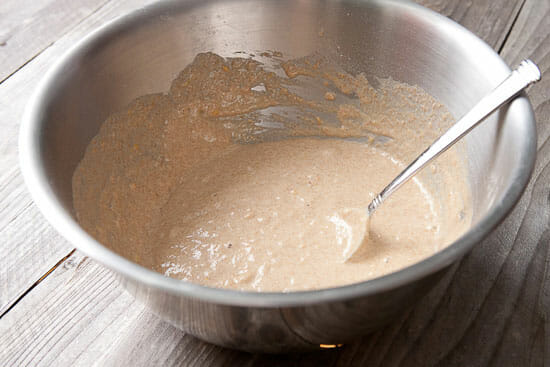 batter for churro pancakes