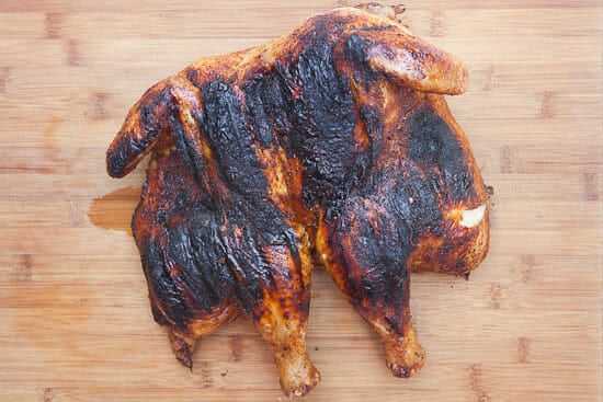 Grilled Spatchcock Chicken - Macheesmo