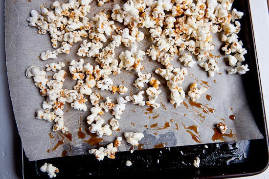 Spicy maple popcorn