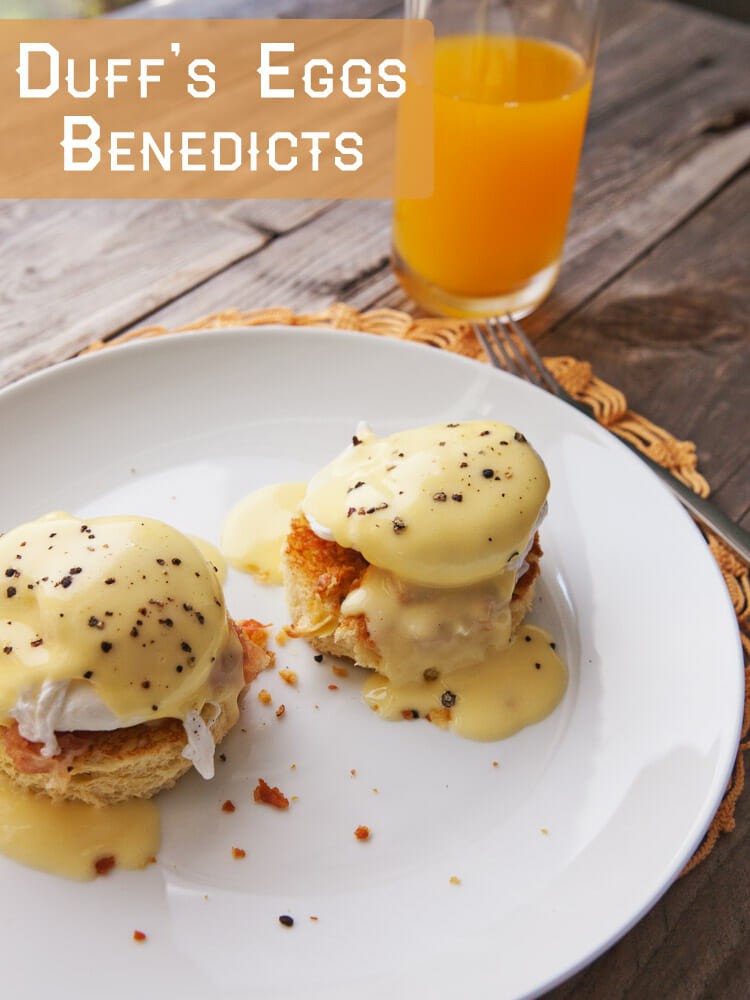 This is the Classic Eggs Benedict that Duff Goldman made against me on NBCs Food Fighters. I remade it because it looks damn good.. ~ Macheesmo