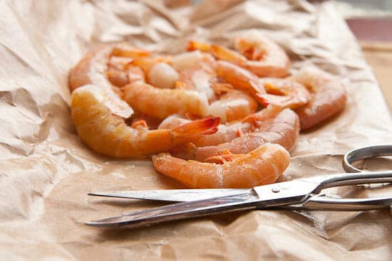 How to steam shrimp - prep