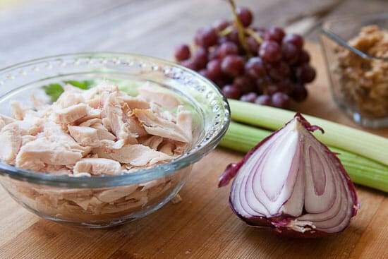 Ingredients for Chicken Salad with Grapes