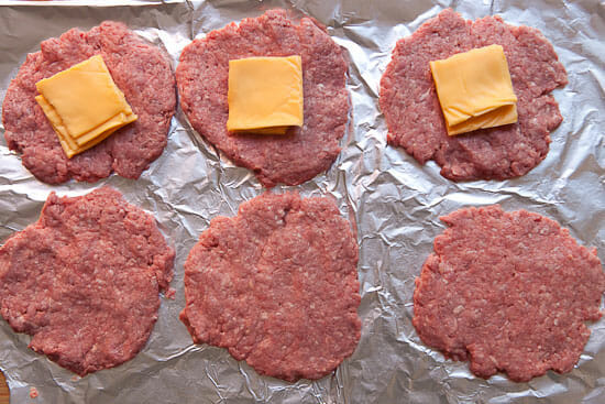 Please don't use expensive cheese for this Juicy Lucy Recipe