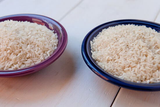 Rice comparison.