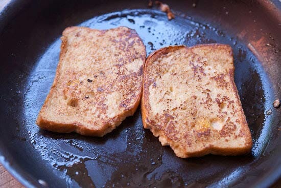 Basic French Toast in skillet